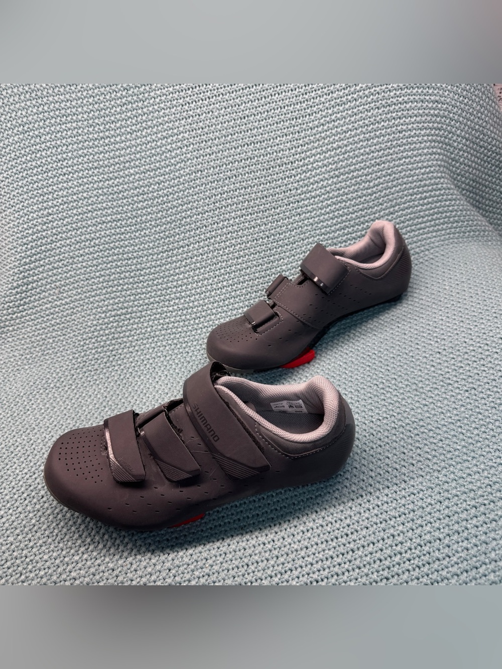 Shimano SH-RP201W Women’s Cycling Shoes Size 6.5 EU 38 Gray 3 Strap Road Bike